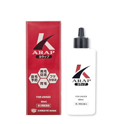 薄毛、AGA、脱毛症でお悩みの方に朗報！第2類医薬品 発毛促進剤「カラップｰKARAP-」新発売！