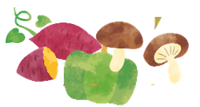 秋の味覚イラスト
