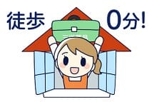 ご自宅から徒歩0分!