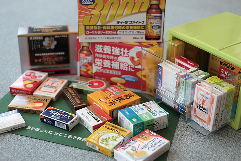 引き出し型のタイプの薬箱