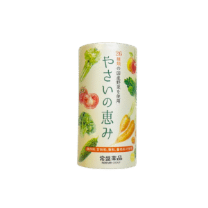 26種類の国産野菜を使用した野菜ジュース「やさいの恵み」